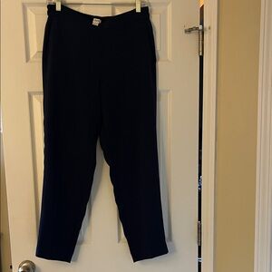 J. Crew Factory Jamie Straight Leg Pants in Navy